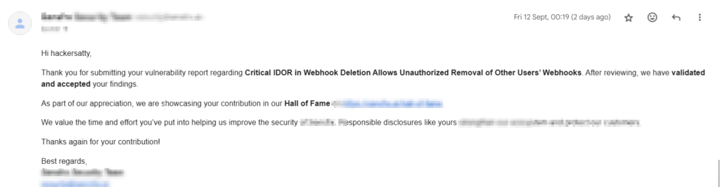 Critical IDOR Vulnerability PoC
